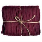 Géz anyag 89cm x 3m - Bordó