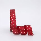 Textil szalag szivecskés 25mm/30,175m - Bordó