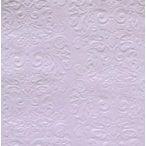   Dombornyomott luxury papír szalvéta 33x33cm 3 rétegű - Világos lila (20db/csom)