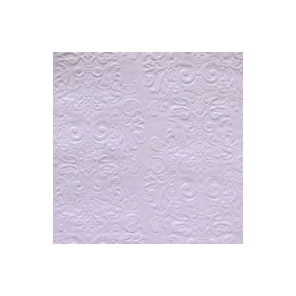 Dombornyomott luxury papír szalvéta 33x33cm 3 rétegű - Világos lila (20db/csom)