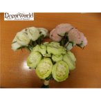 Peónia csokor 22cm - Több szín