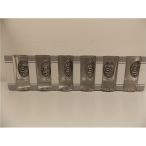 Stampedlis pohár ón cimkés S/6 (Címeres, Szilvás)