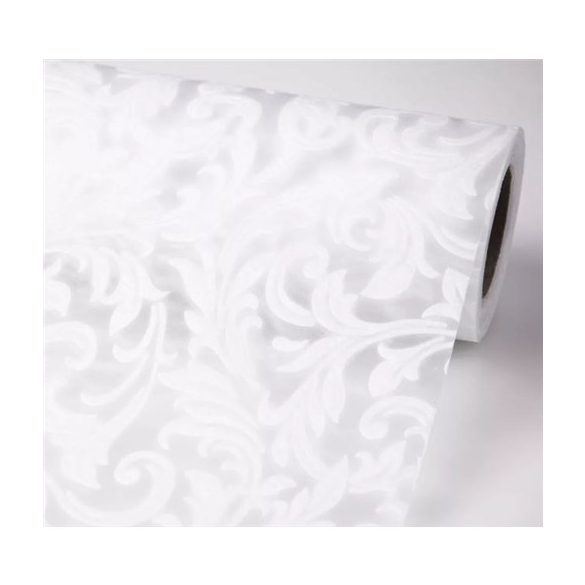 3D Inda mintás vetex 50 cm x 4,5 m - Fehér