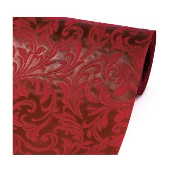3D Inda mintás vetex 50 cm x 4,5 m - Bordó