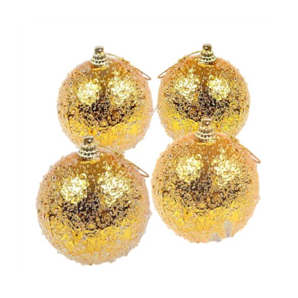 Műanyag gömb 7cm - Arany /DB