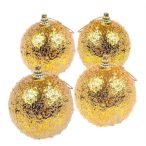 Műanyag gömb 7cm - Arany S/4