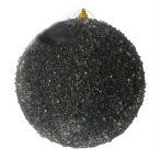 Cukros óriás gömb 10 cm akasztható - Fekete
