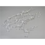 Girland gömbölyű kristály 1m