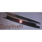 Szatén szalag kávé 6mm/25m