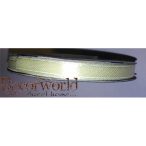 Szatén szalag vajszín 6mm/25m