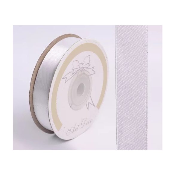 Szatén szalag 15mmx25m - Fehér
