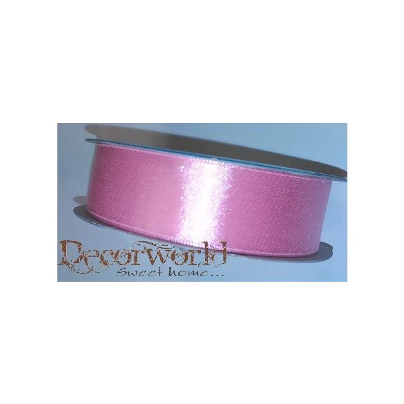 Szatén szalag s. rózsaszín 2,5cm 25m