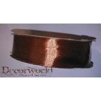 Szatén szalag kávé 25mm/25m