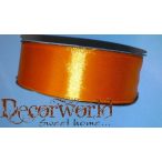 Szatén szalag,25mmx25m,élénk narancs