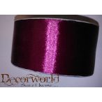 Szatén szalag lilás bordó 38mm/25m