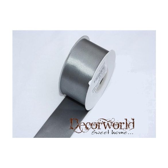Szatén szalag Szürke 38mm/25m