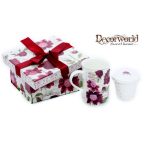 K. teásbögre bordóvirág