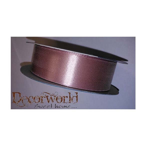 szatén szalag,25mmx25m puder