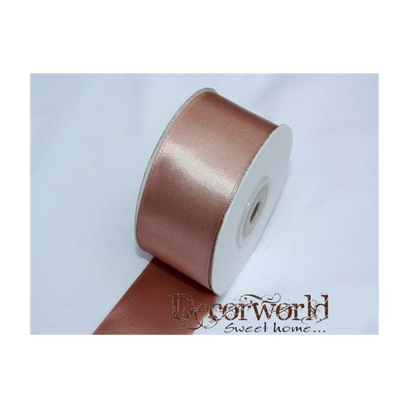 Szatén szalag púder 38mm/25m