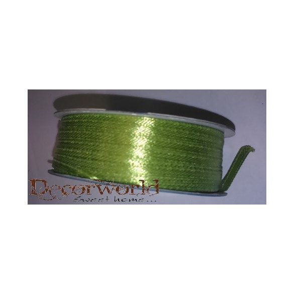 Szatén szalag mohazöld 3mmx25m