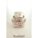 Bádog kaspó "lavender"ovál 26,5x16x14