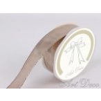 Szatén szalag metál 25mm x 10m - Óarany