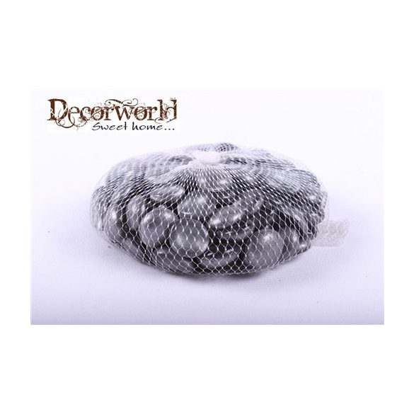Dekor üvegkavics grafit 19mm 500gr. hálós
