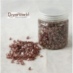 Dekor üvegkavics 2-4mm 250g - Világos barna