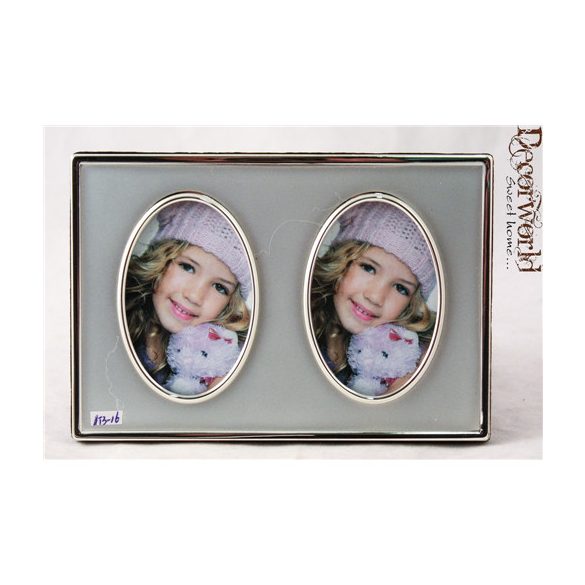 Fém/ezüst képtaróx2/ovál ezüst