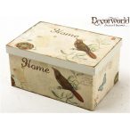 Bád.láda+tető madárka