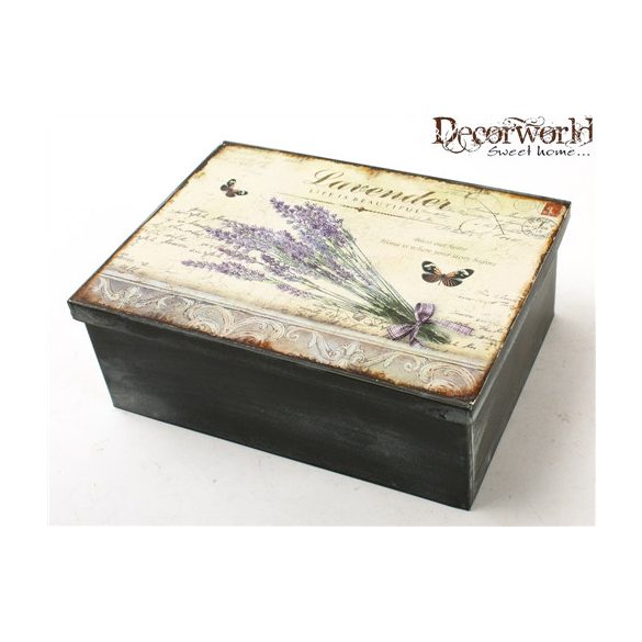 Bád.láda+tető levendula