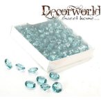 Dekor műagyag gyémánt 60db 12mm - Türkiz