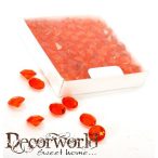 Dekor műagyag gyémánt 60db 12mm - Narancs