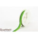 Szalag Szőtt csíkos 12mmx10m -Zöld