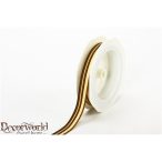 Szalag Szőtt csíkos 12mmx10m - Barna