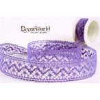 Szalag Horgolt babalila 35mm x 10m