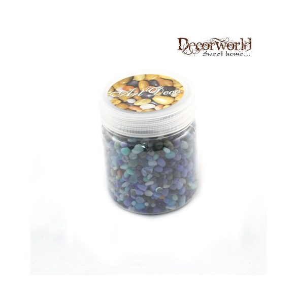 Dek. üveggöngy kékes 300g
