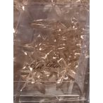 Dekor műanyag csillag 50g - Világosbarna