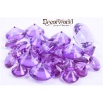 Dekor gyémánt műanyag 120g - Lila