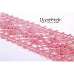 Szalag Horgolt p. rózsaszín 35mm x 10m