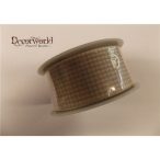 Szalag szövet kockás/világos barna 38mmx20m