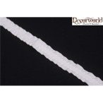 Szalag fodros taft krém 15mmx10m