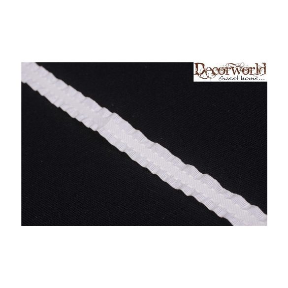Szalag fodros taft krém 15mmx10m