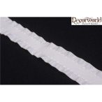 Szalag fodros taft krém 25mmx10m