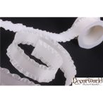 Szalag fodros taft krém 38mmx10m