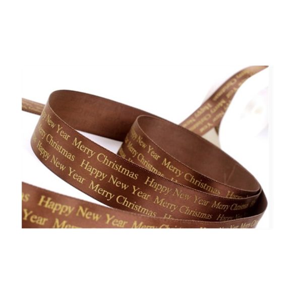 Szatén szalag Xmas 25mmx10m - Több színben