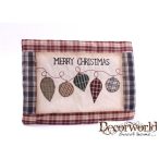 Textil alátét "M-Xmas" 36x25cm