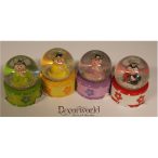 Rázógömb katicás 4x5 cm- Több színben