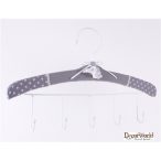 Fém ékszerfogas szürkecsillag 40cm