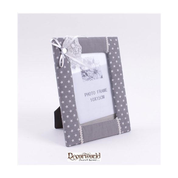 Fa képtartó szürkecsillag 15x21cm